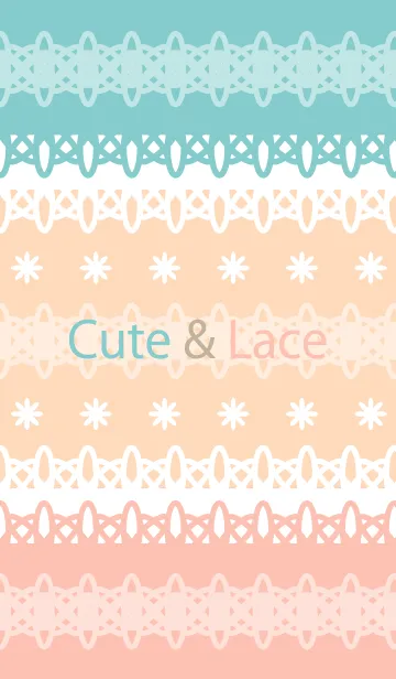 [LINE着せ替え] Cute ＆ Laceの画像1
