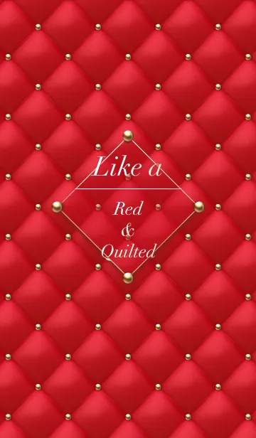 Like a - Red ＆ Quilted #Strawberryの着せ替えメイン画像