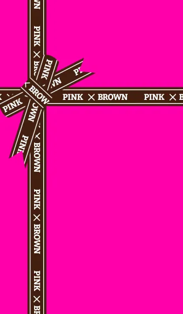 [LINE着せ替え] PINK ✕ BROWNの画像1