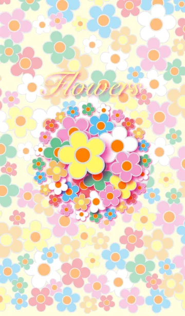 [LINE着せ替え] A lot of flowers 7.1の画像1