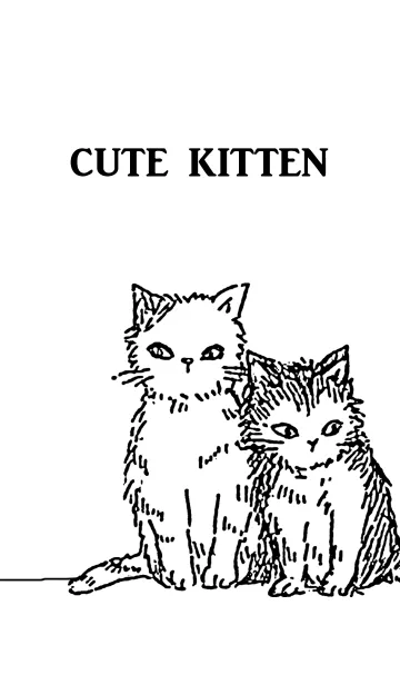 [LINE着せ替え] 可愛い子猫2の画像1