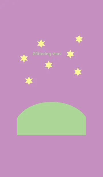 [LINE着せ替え] キラキラ光る星の画像1