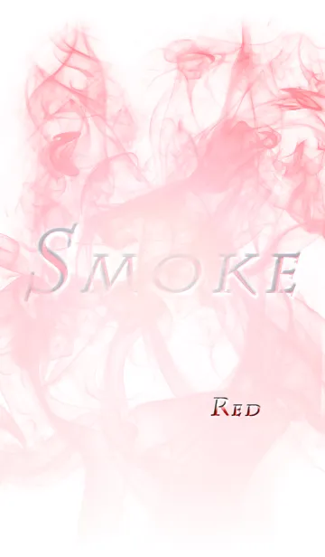 [LINE着せ替え] Smoke series Redの画像1