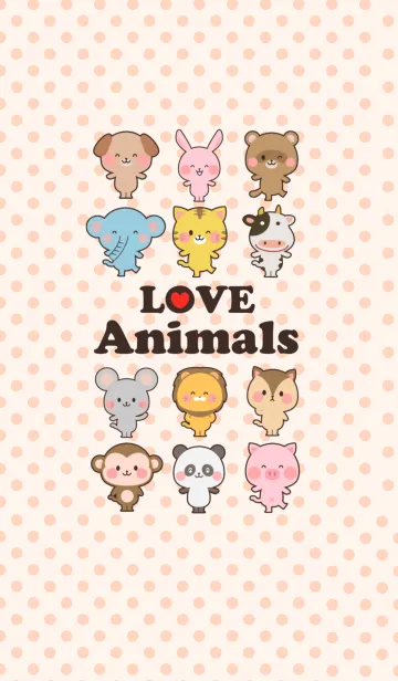 動物フレンズ ver3のLINE着せ替え