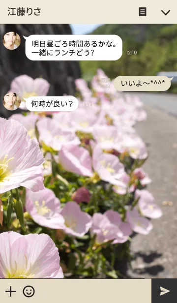 [LINE着せ替え] 道端に咲く花の画像3