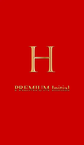 [LINE着せ替え] PREMIUM Initial Hの画像1