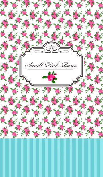 [LINE着せ替え] Pink Small Rosesの画像1