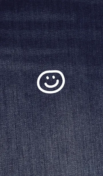 [LINE着せ替え] おしゃれなデニム-スマイル-の画像1