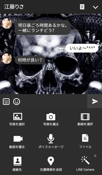 [LINE着せ替え] ドラゴン・スカルクロス 3の画像4