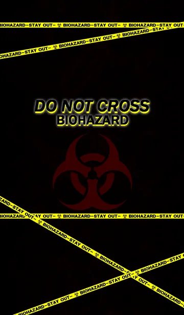 [LINE着せ替え] DO NOT CROSS-BIOHARD-の画像1