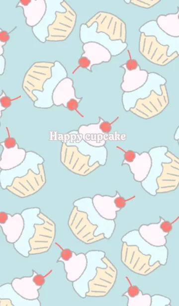 [LINE着せ替え] Happy cupcake！の画像1