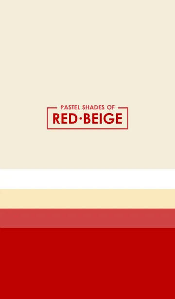 [LINE着せ替え] Pastel Shades of Red Beigeの画像1