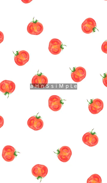 [LINE着せ替え] ahns simple_046_tomatoの画像1