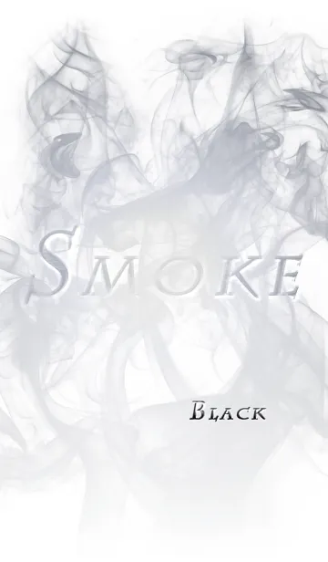 [LINE着せ替え] Smoke series Blackの画像1