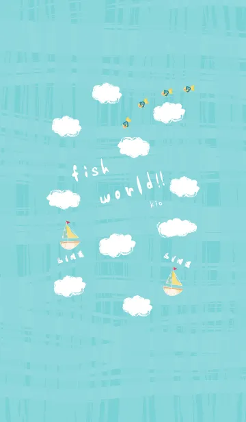 [LINE着せ替え] fish world！！ ver2の画像1