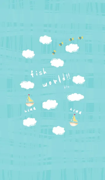 fish world！！ ver2のLINE着せ替え