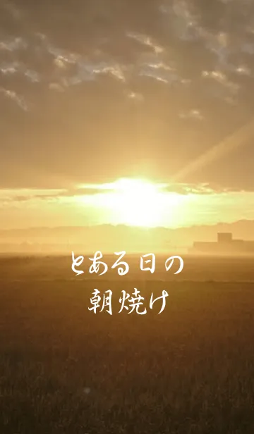 [LINE着せ替え] とある日の朝焼けの画像1