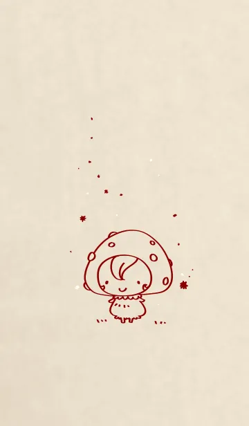 [LINE着せ替え] ぷちきのこの画像1