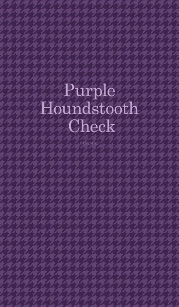 [LINE着せ替え] Purple Houndstooth Checkの画像1