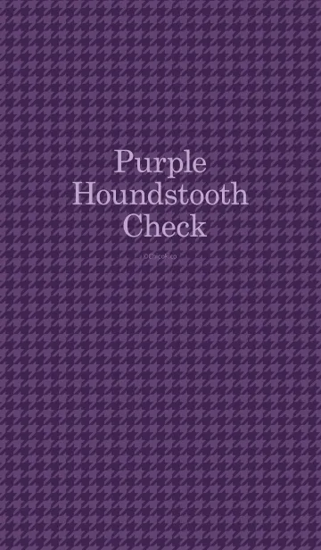 Purple Houndstooth Checkの着せ替えメイン画像