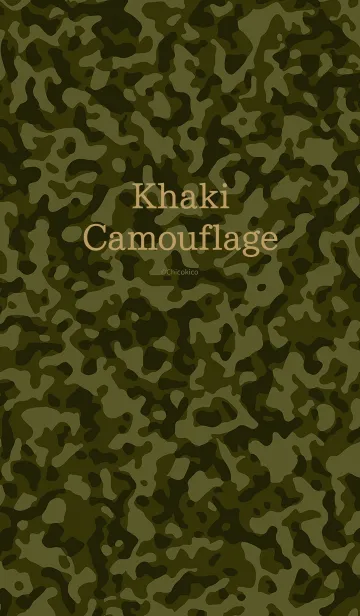 [LINE着せ替え] Khaki Camouflageの画像1