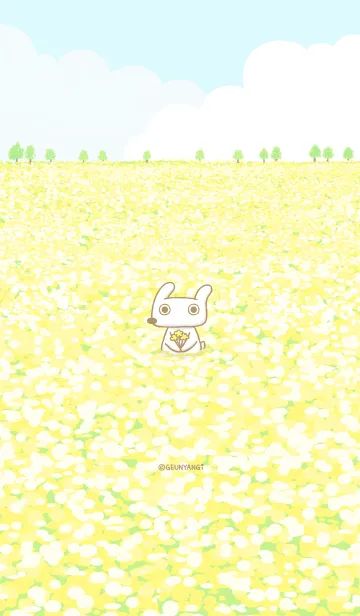 [LINE着せ替え] Hey Bu！-Flowersの画像1