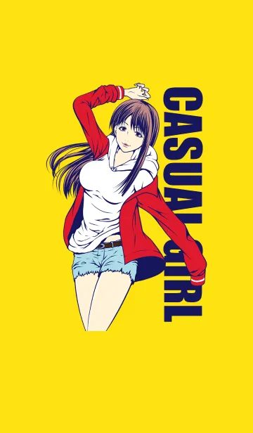 カジュアルガールの着せ替えメイン画像