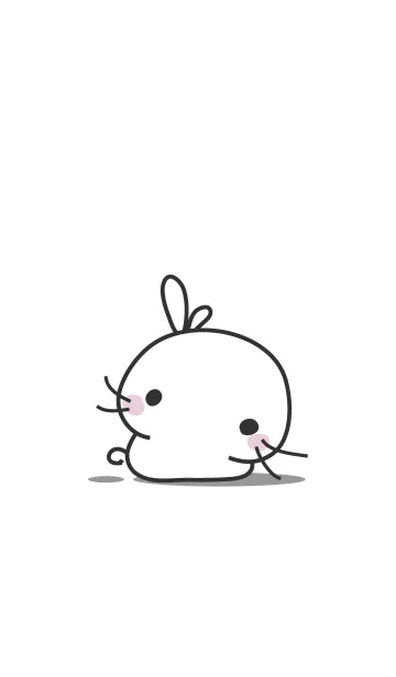 rabbit staring-42の着せ替えメイン画像