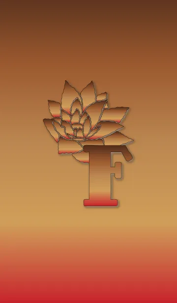 ～フラワー イニシャル F～の着せ替えメイン画像