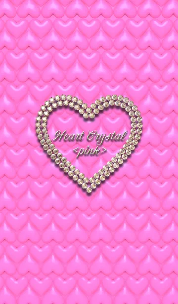 [LINE着せ替え] Heart Crystal <pink>の画像1