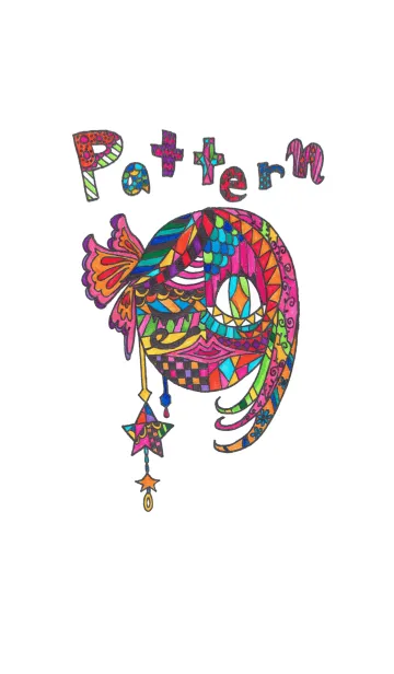 [LINE着せ替え] からふるなもようの画像1