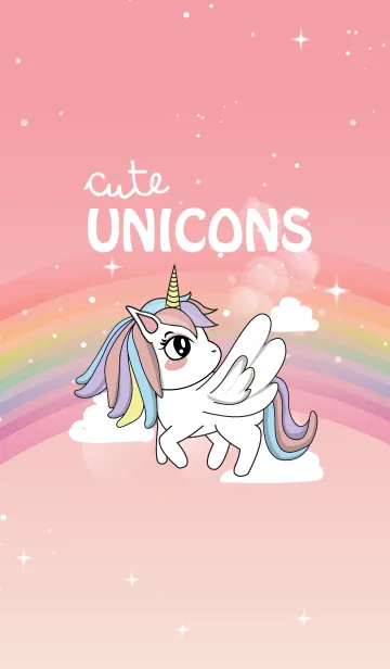 [LINE着せ替え] CUTE UNICORNSの画像1