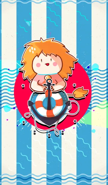 [LINE着せ替え] I love Leo.の画像1