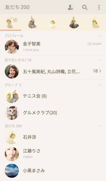 [LINE着せ替え] ゆるふわオカメインコの画像2