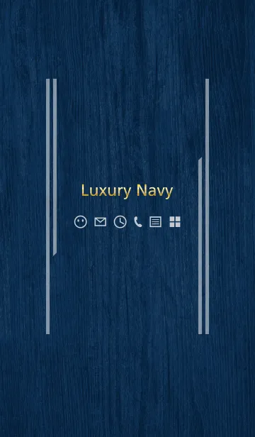 [LINE着せ替え] Luxury Navy colourの画像1
