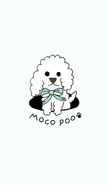 MOCO POO (green)のLINE着せ替え