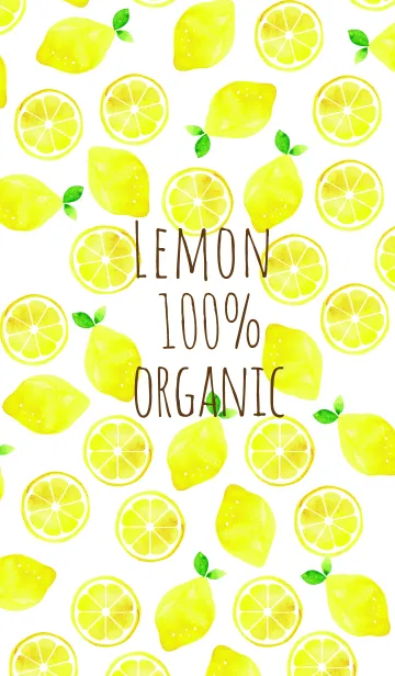 [LINE着せ替え] Lemon 100% organicの画像1