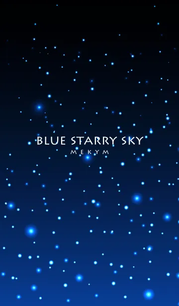 [LINE着せ替え] blue starry sky.の画像1