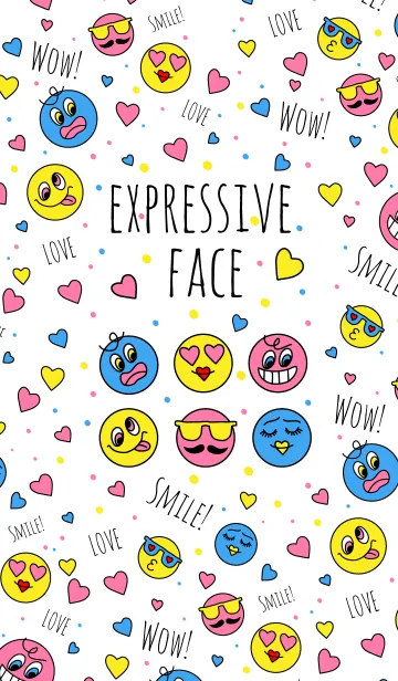 [LINE着せ替え] expressive faceの画像1