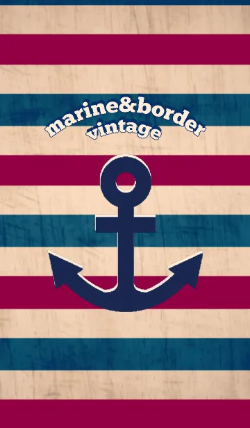 [LINE着せ替え] marine＆border~vintage~の画像1