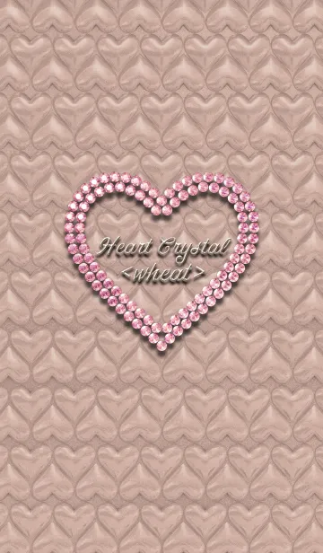 [LINE着せ替え] Heart Crystal <wheat>の画像1