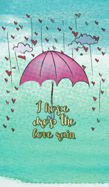 [LINE着せ替え] I hope drop the love rain ver.0.2の画像1