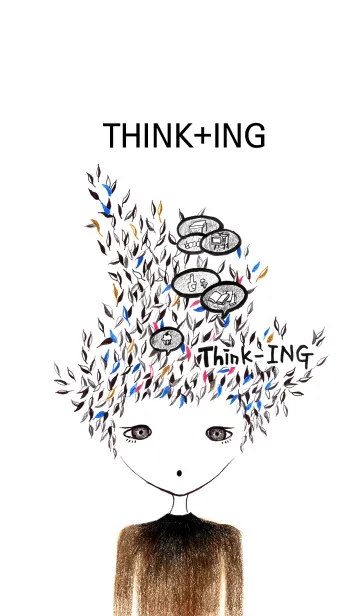 [LINE着せ替え] ahns_think+ingの画像1