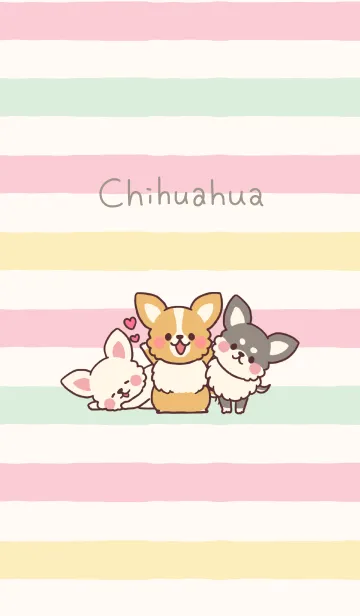 ちょこちょこチワワの着せ替えメイン画像