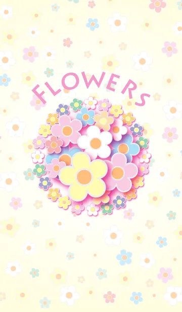 [LINE着せ替え] A lot of flowers 4.1の画像1