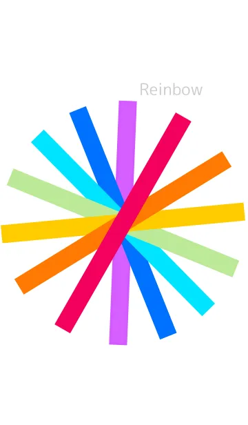 [LINE着せ替え] Rainbow color 3の画像1