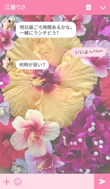 [LINE着せ替え] Hibiscus＊summerの画像3