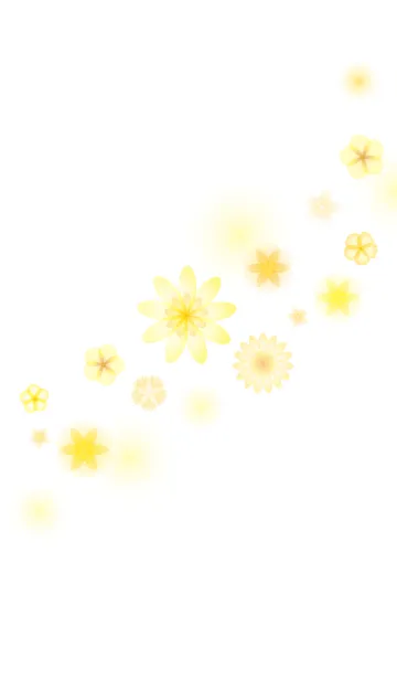 [LINE着せ替え] 優しい黄色い花の画像1