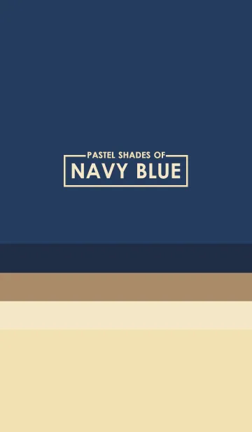 [LINE着せ替え] Pastel Shades of Navy Blueの画像1