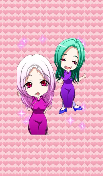 [LINE着せ替え] 原宿系ロックチャイナガールからのエール..の画像1